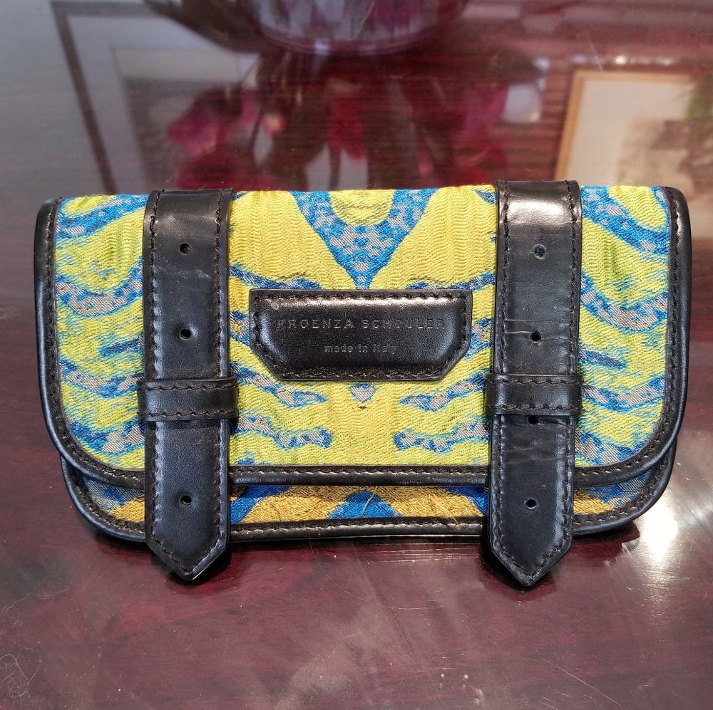 Proenza Schouler PS1 Fish Print Jacquard Wallet